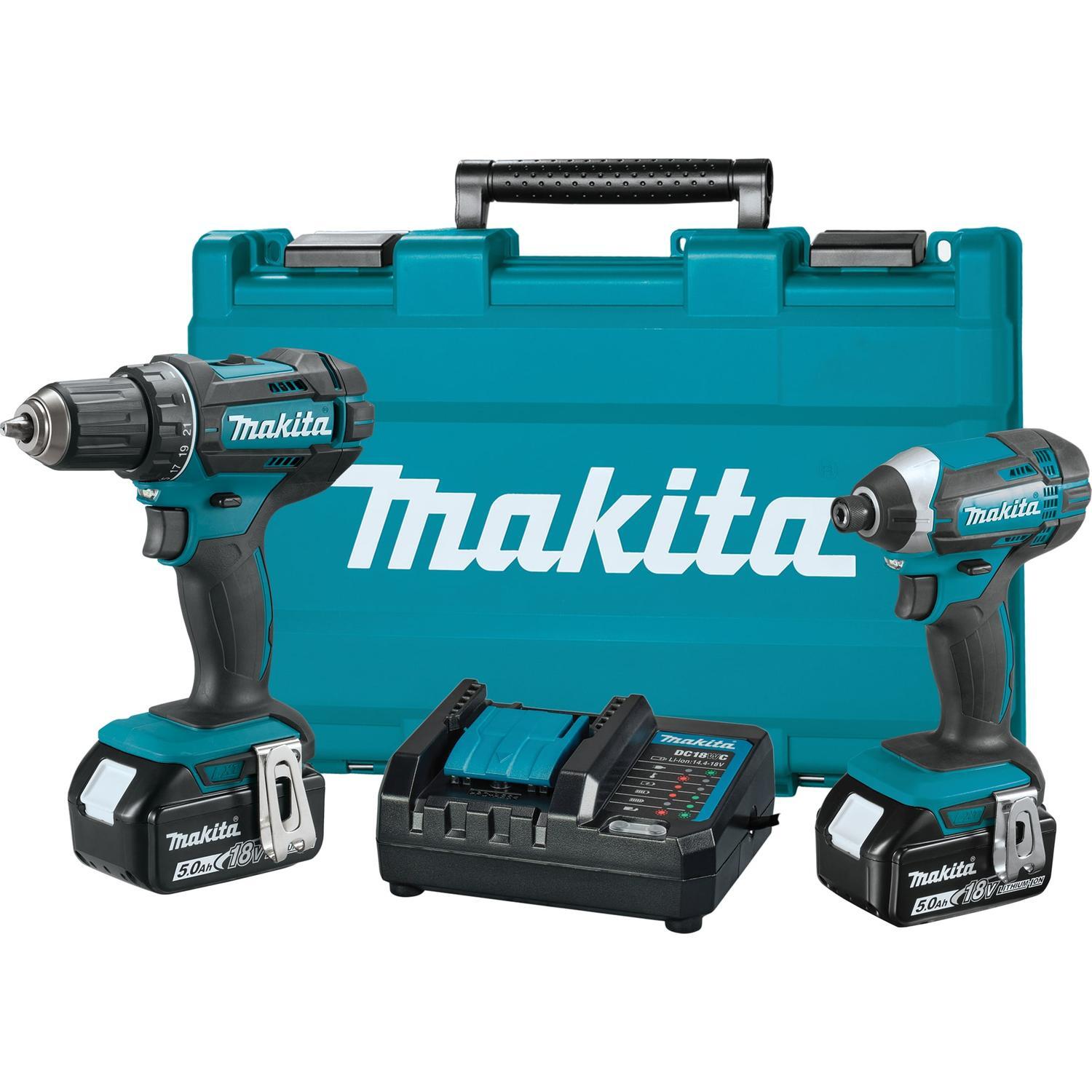 2 Piece Drill Driver / Impact Driver Kit 18 Volt
