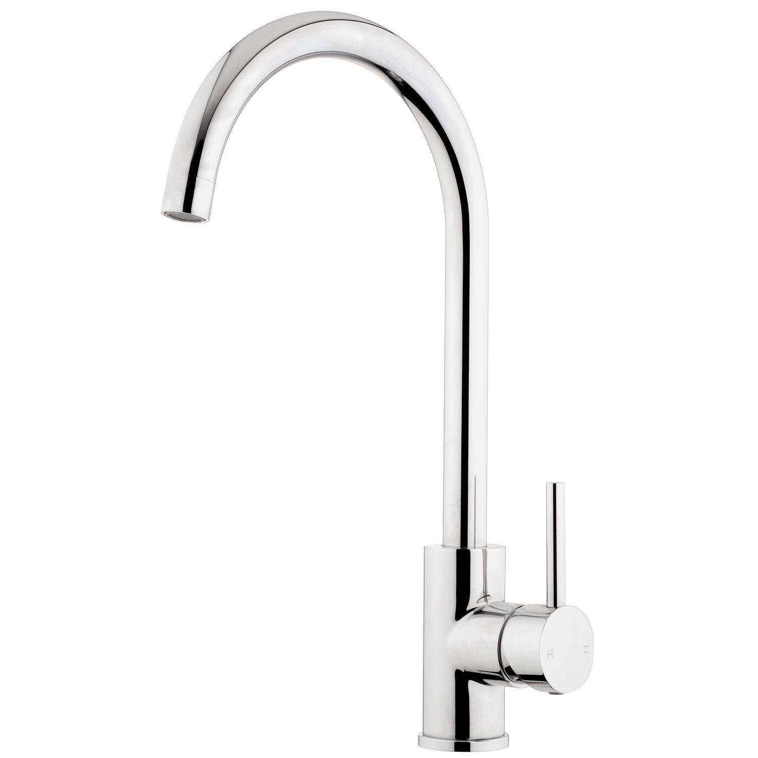 Gooseneck Sink Mixer  Chrome