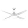 Clare Ceiling Fan with Light 1350mm White