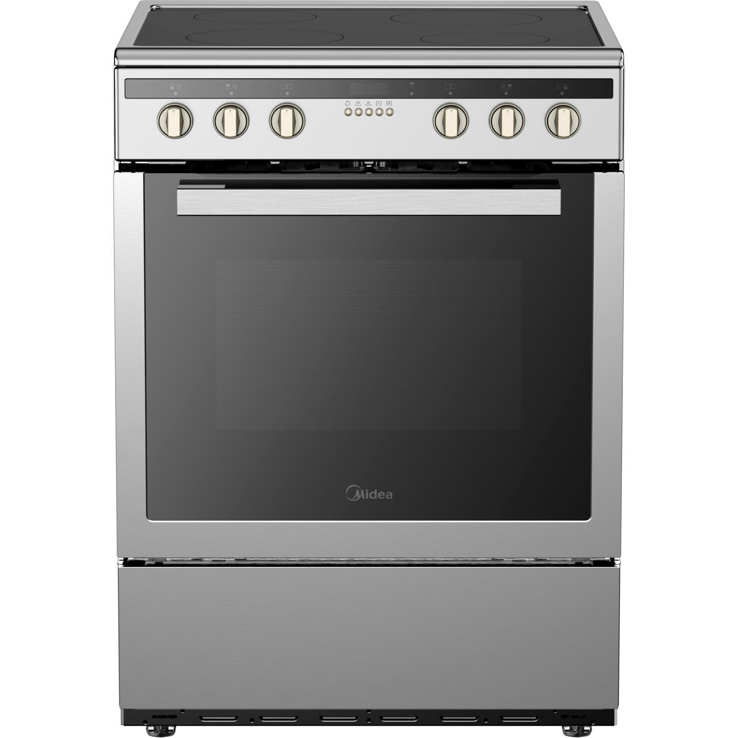 60cm Freestanding Electric Stove Induction Cooker Stainless Steel