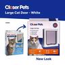Cat Door Large White