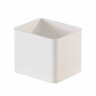 Rectangular Rectangular Downpipe Socket 65 x 50mm White