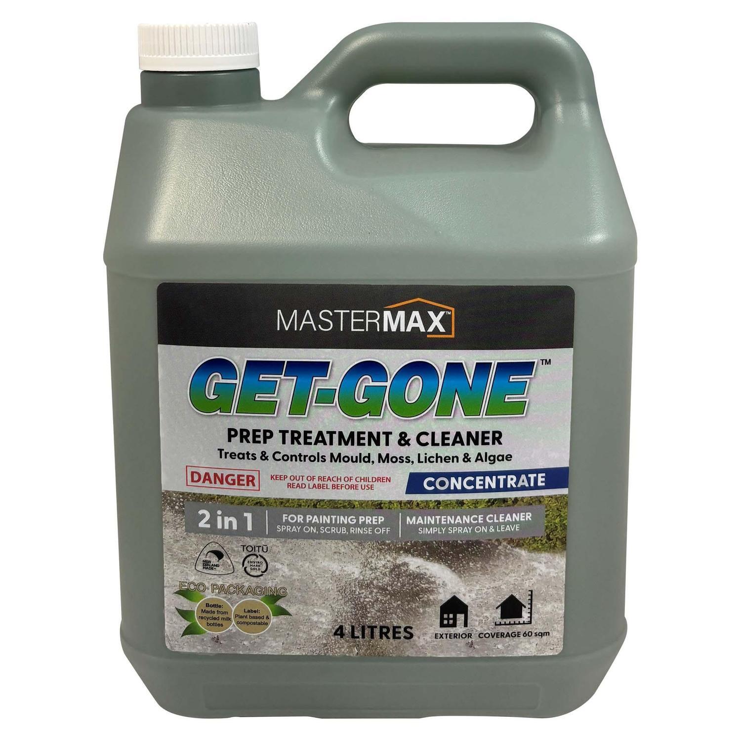 2-in-1Preparation & General Purpose Cleaner Treats Moss, Mould & Algae Concentrate 4 litre