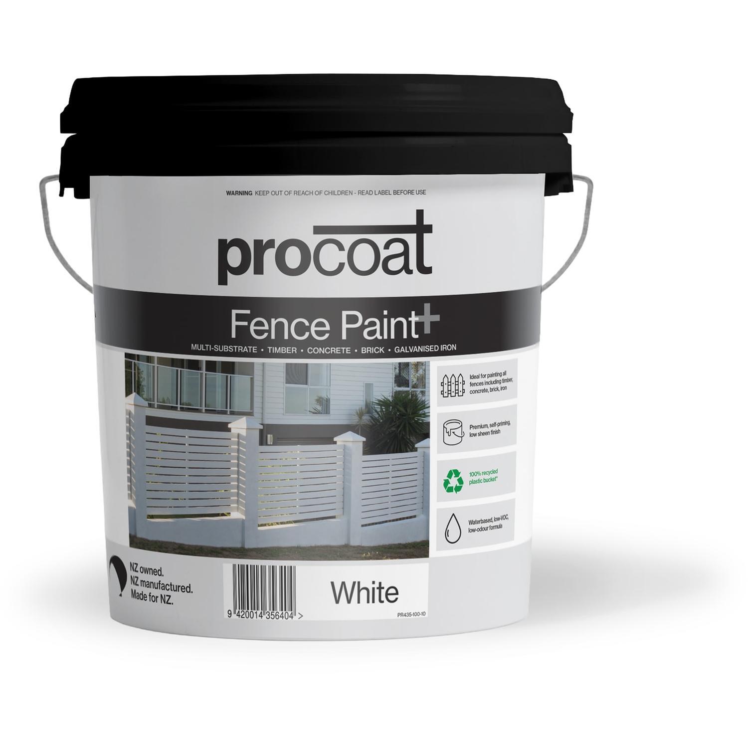 Fence Paint + White 10L