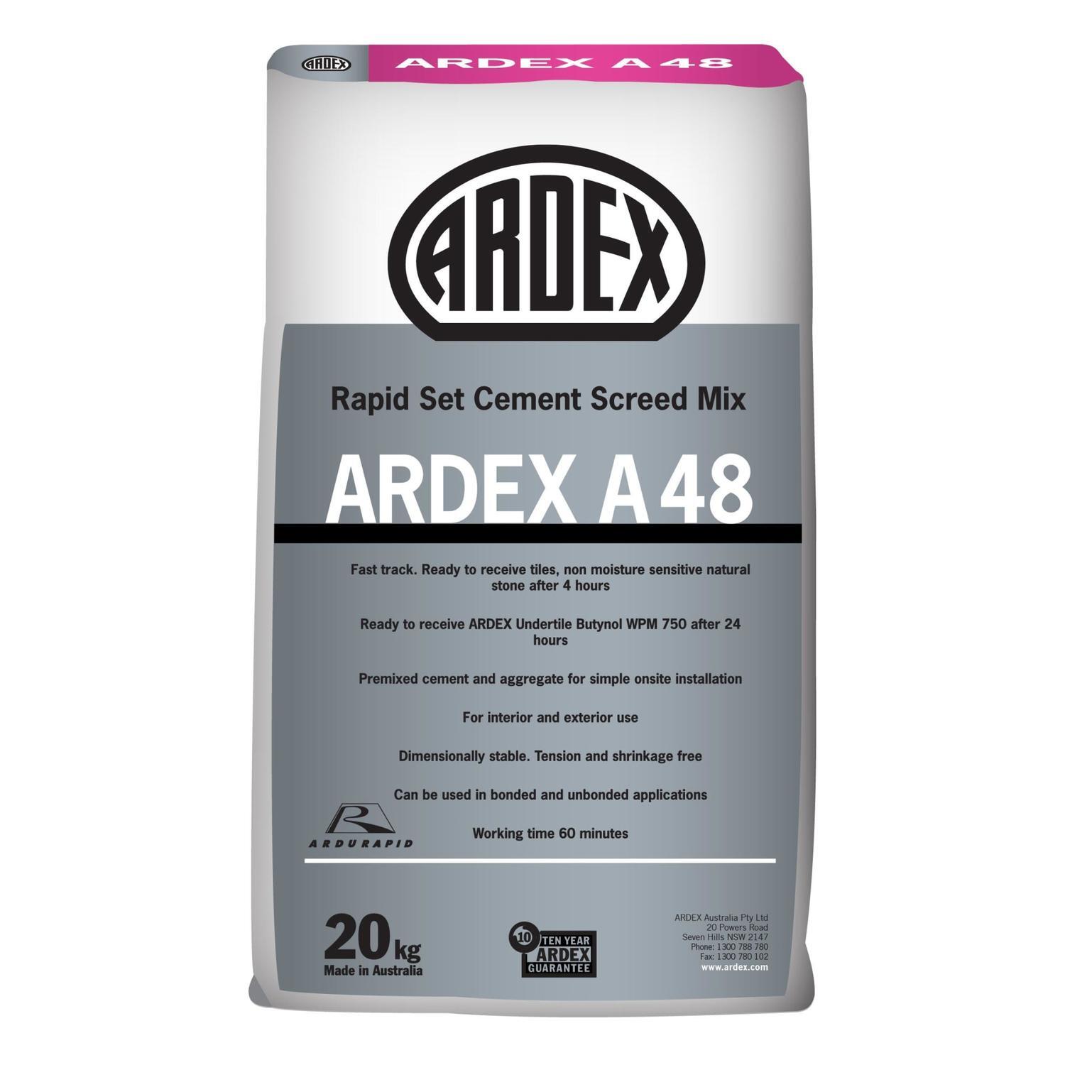 Rapid Set Screed Mix A 48