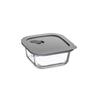 Square Container 0.5 litre Grey