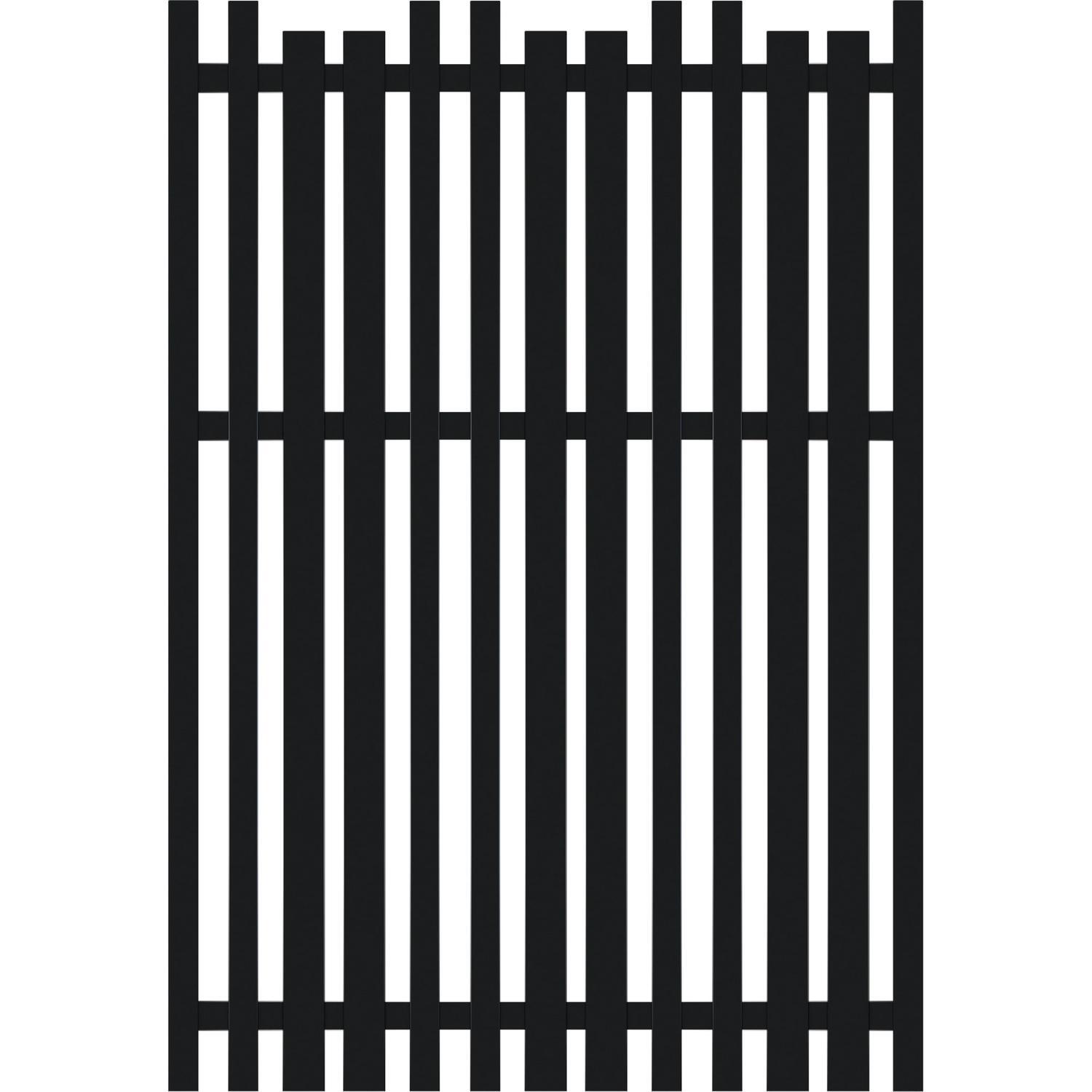 Bode Aluminium Adjustable Gate Kitset H:1800mm W:1250mm Black