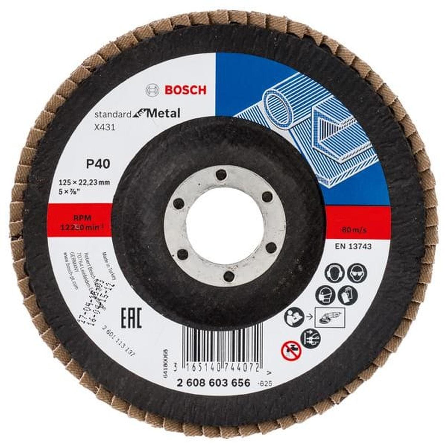 Flap Disc For Metal G40 125mm