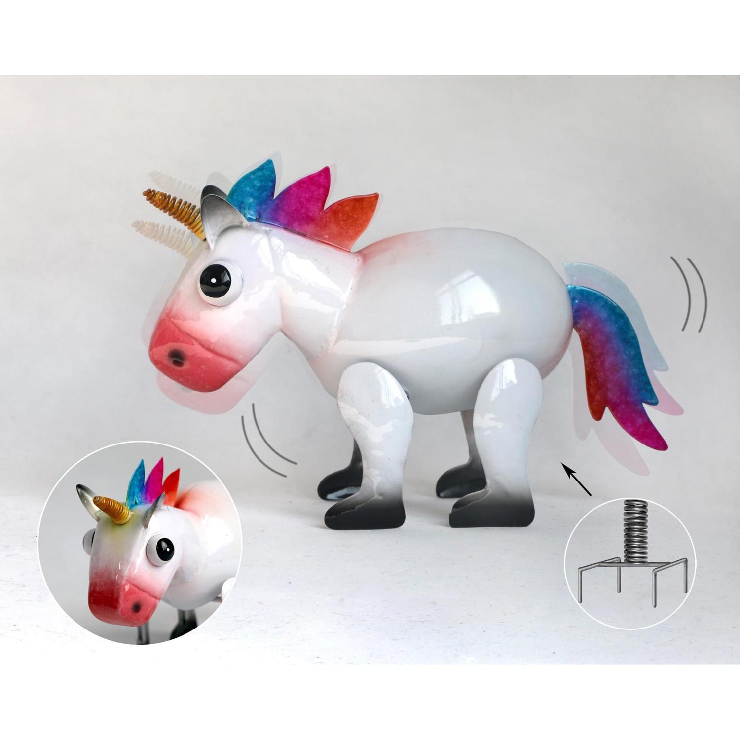 Ursula the Unicorn Metal Garden D cor