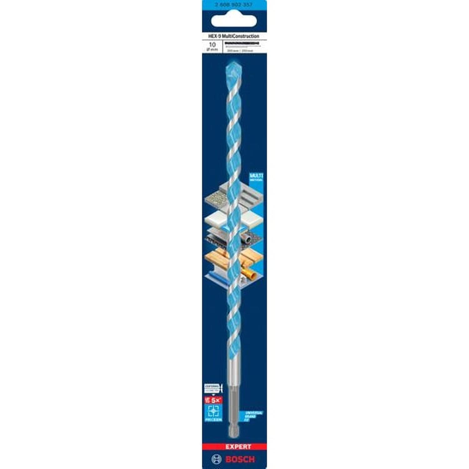 HEX-9 Multi Contruction Drill Bit 10 x 200 x 250mm