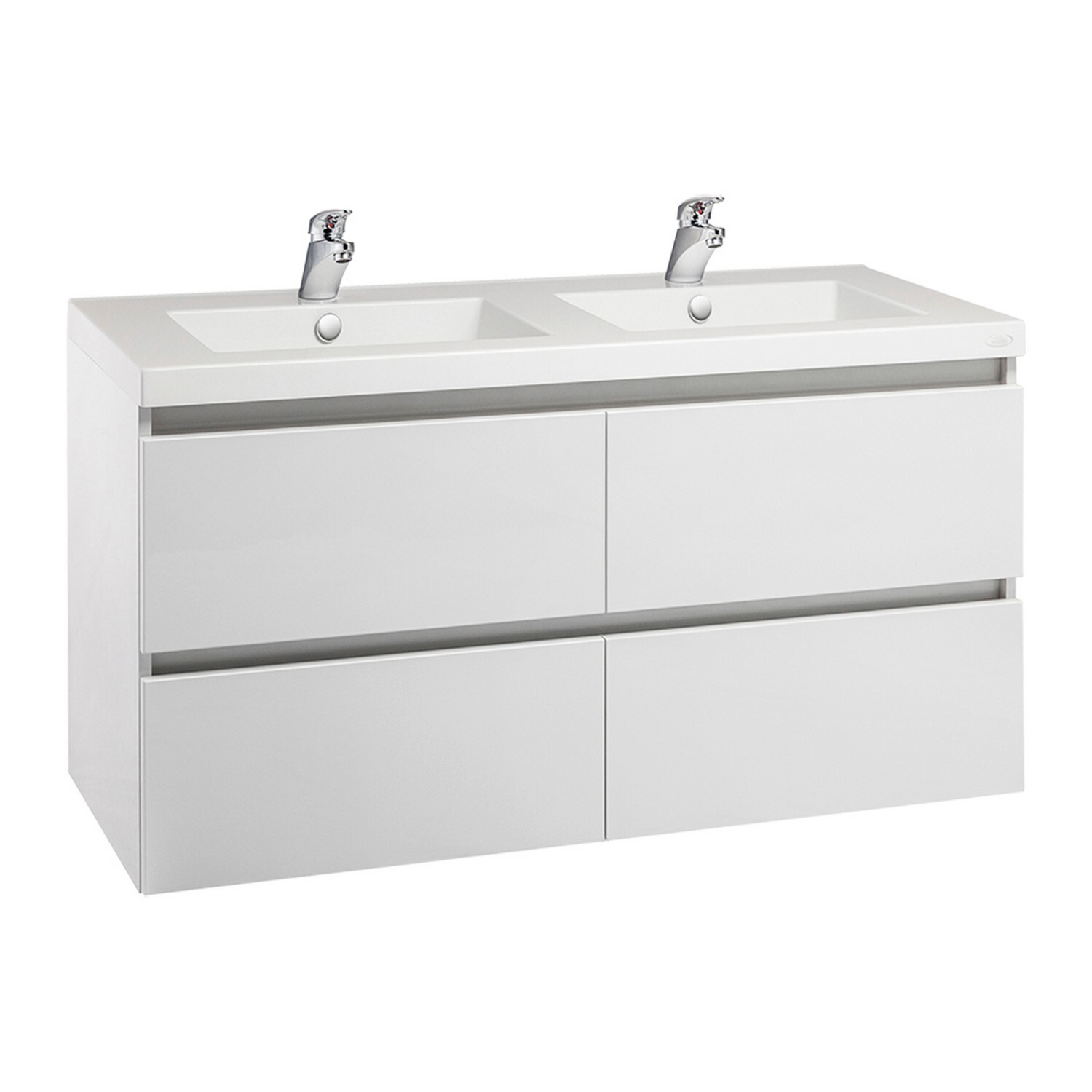 Valencia Wall Hung Double Bowl Vanity