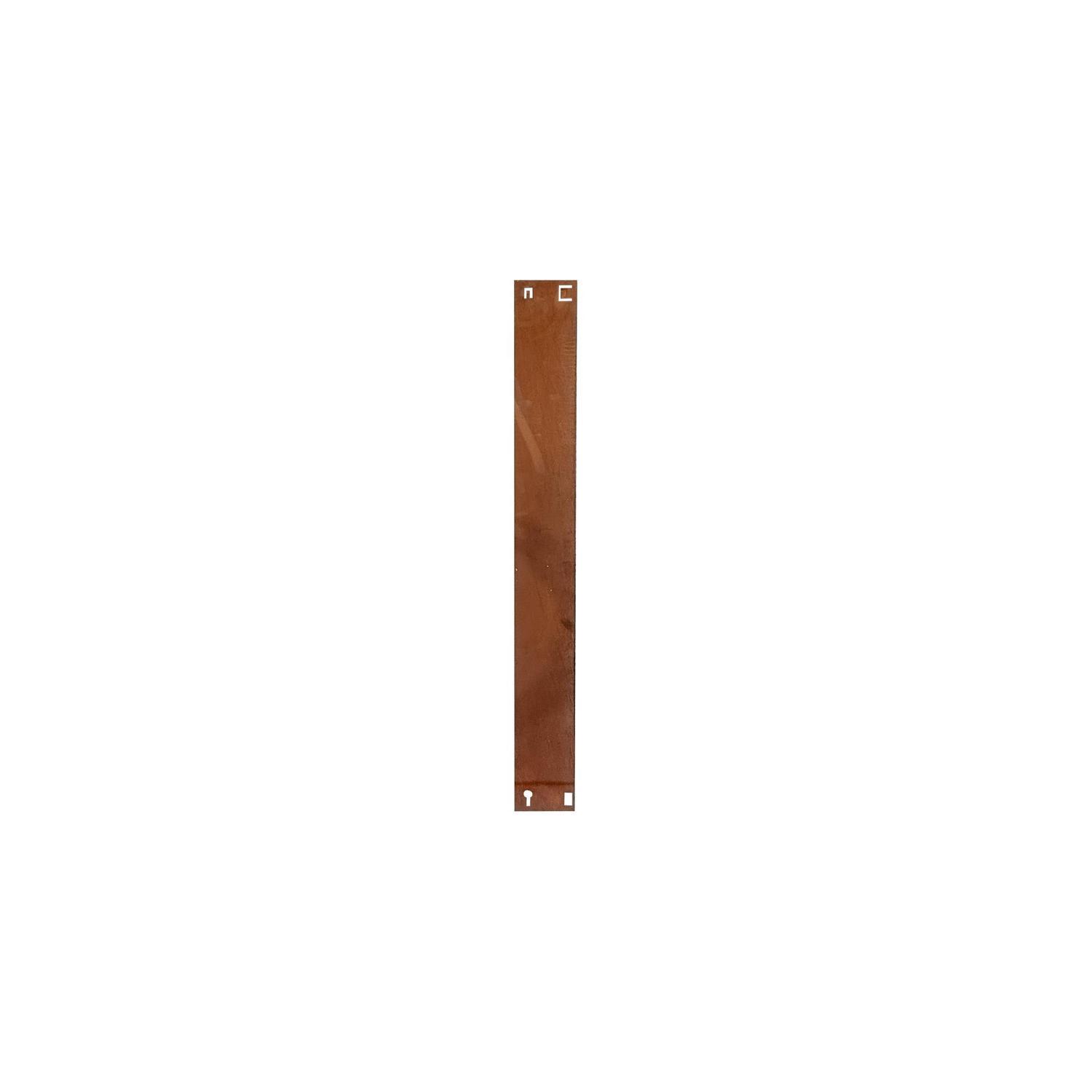 Corten Steel Landscape Edging 1050mm x 120mm Rust