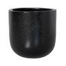 Egg Terrazzo Pot M Black