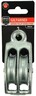 Double Fixed Awning Pulley 50mm Galvanised