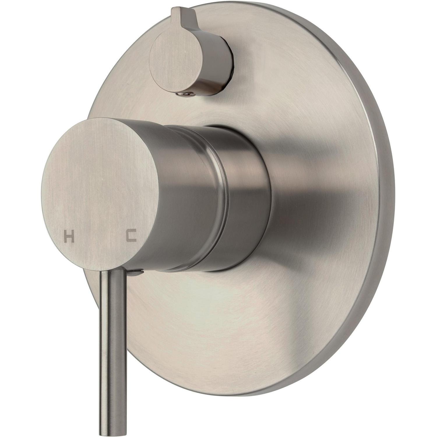 Diverter Shower Mixer  Brushed Stainless (PVD)