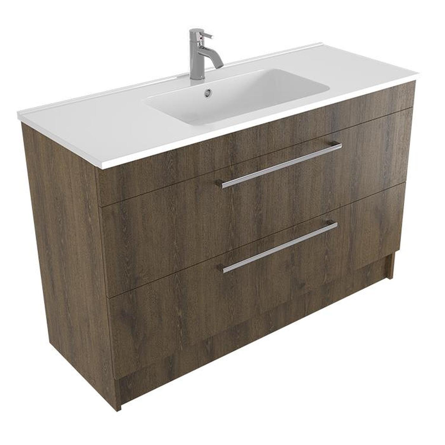 Floor Vanity 1200mm Smokey Oak