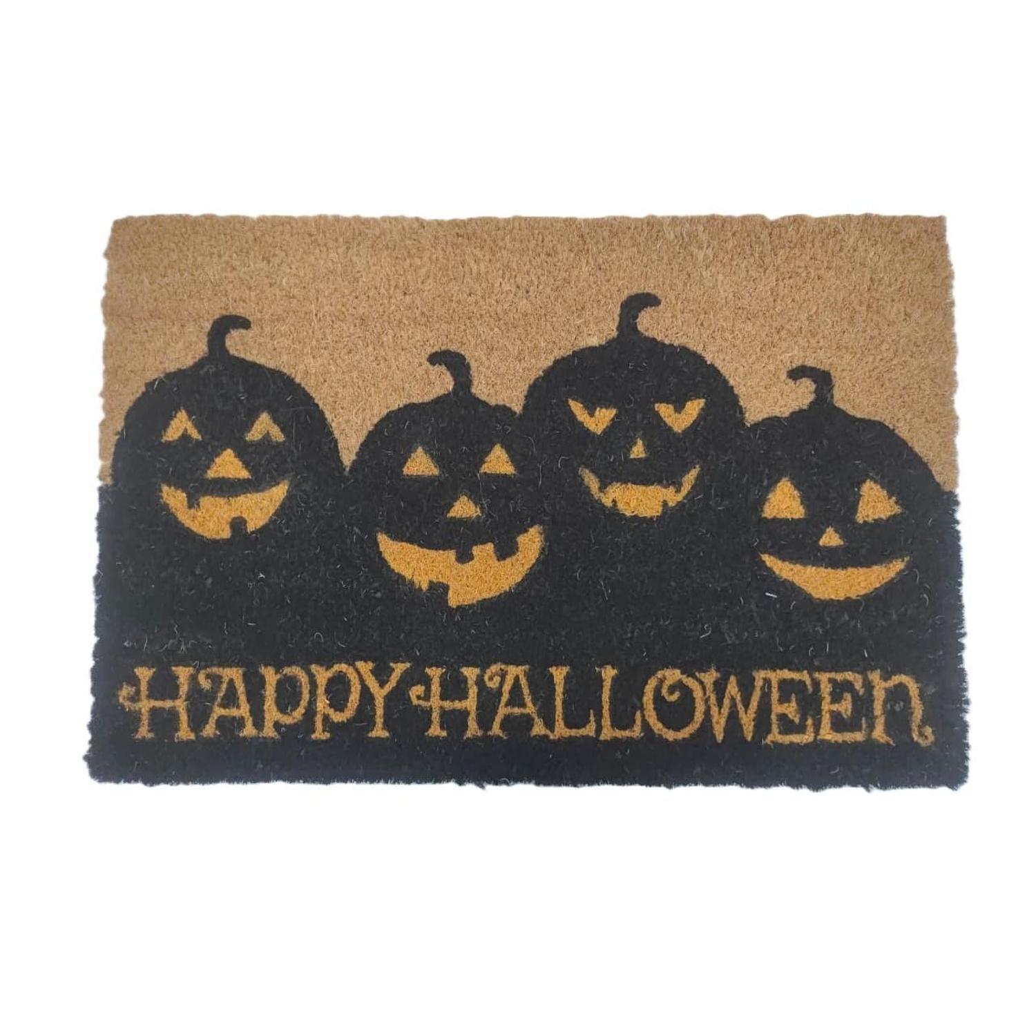 Pumpkin Door Mat Coir 600 x 400mm