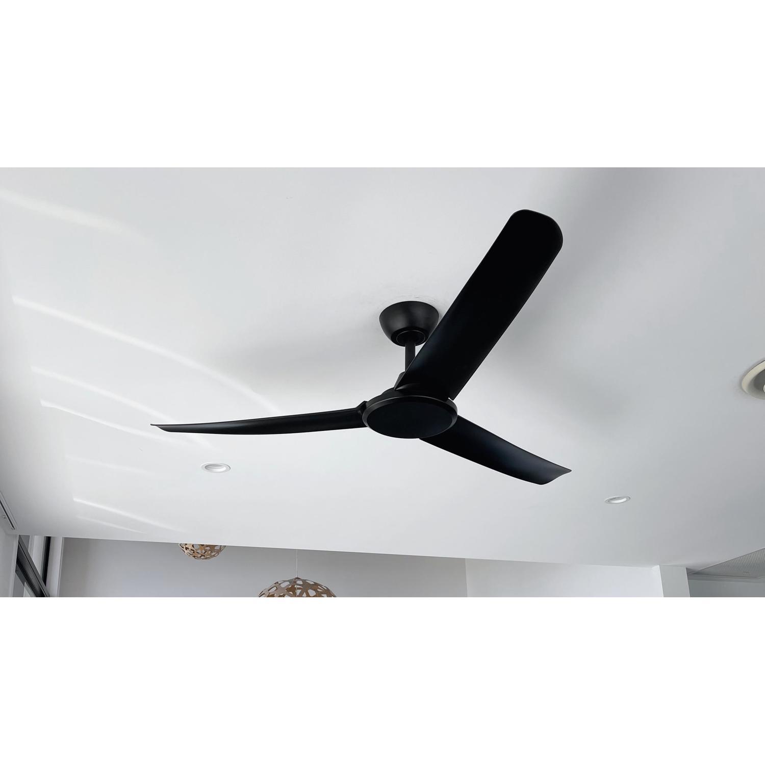 142cm Black 3, 4 or 5 Blade Ceiling Fan