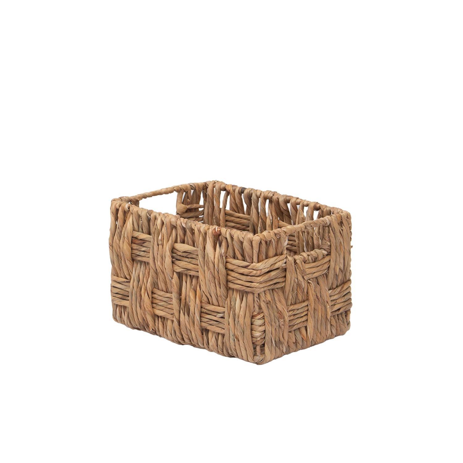 Rectangular Hyacinth Indoor Basket Small