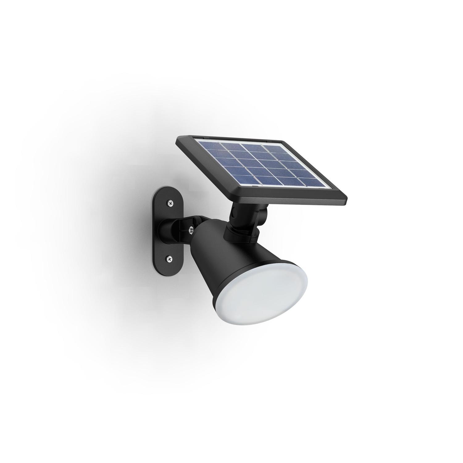 Jivix LED Solar Wall Light 1.4W Black