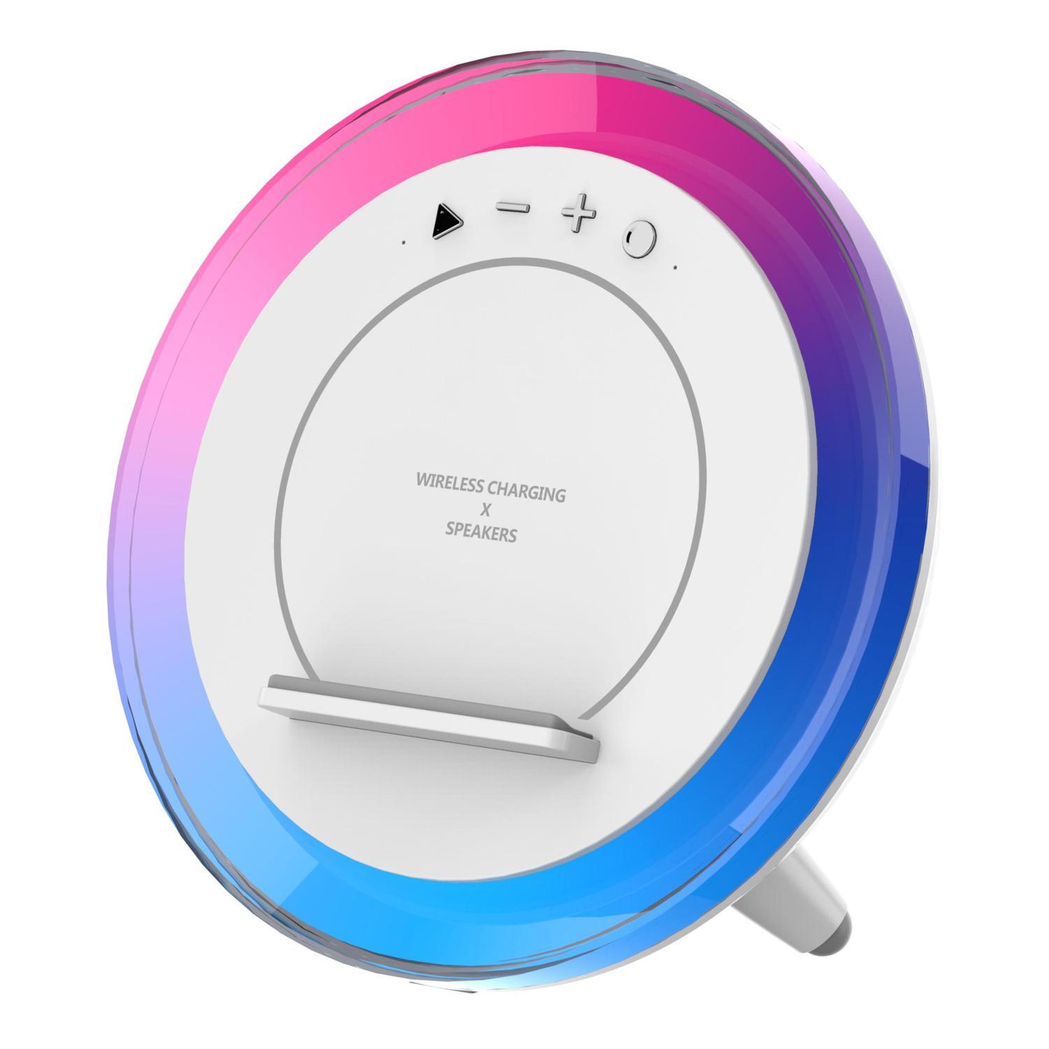 Bedside Speaker Light With Wireless Charger