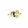 Crescent Sash Window Fastener 74mm Brass Finish