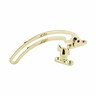 Quadrant Window Stay 157mm Brass Finish