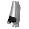 Curve Leaf and Debris Diverter 80mm Titanium