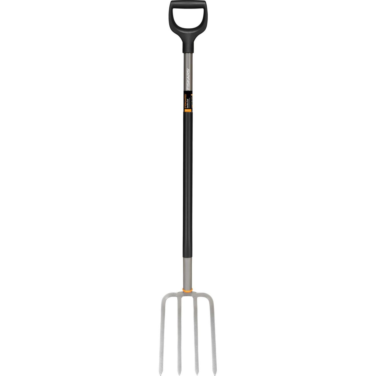 Ergonomic Garden Fork Grey