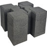 Planter Wall Block L:195mm W:195mm H:140mm Grey
