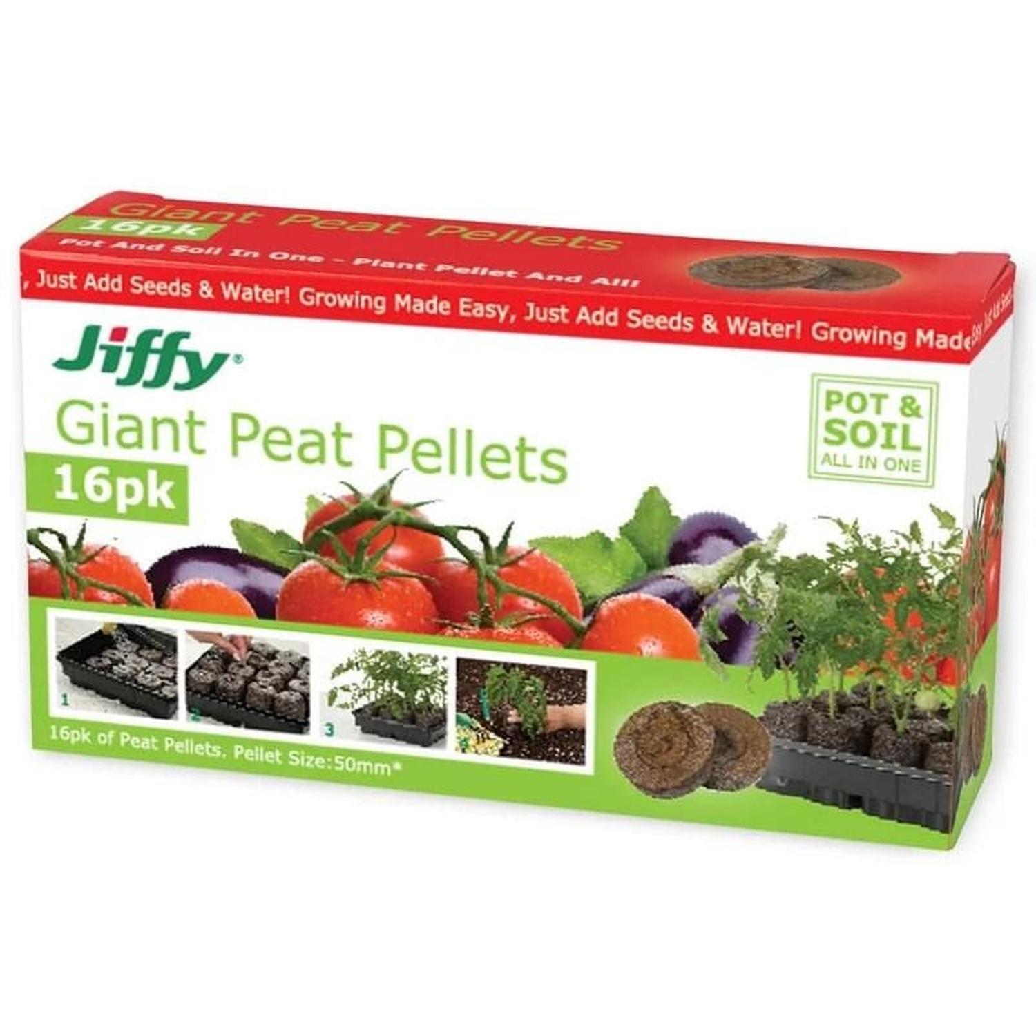 Giant 50mm Peat Pellets (box of 16)