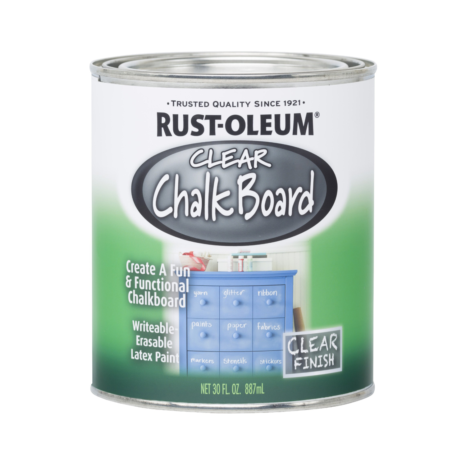 Blackboard Paint Clear Finish