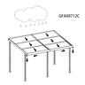 PC Sliding Shutter Gazebo