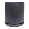 Indoor Adelle Pot and Saucer 6cm Black