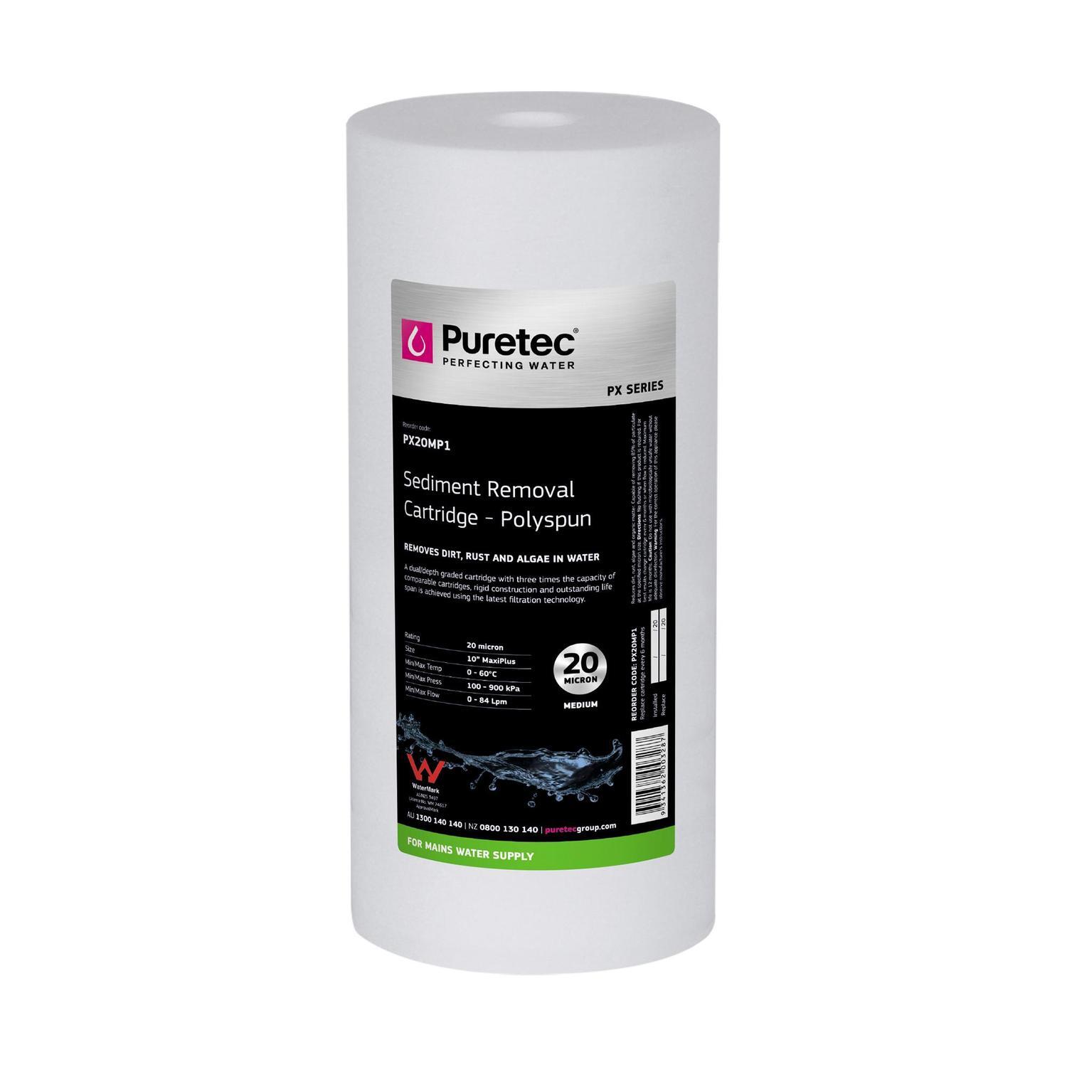 Sediment PX20MP1 Water Filter Cartridge 10 inch White