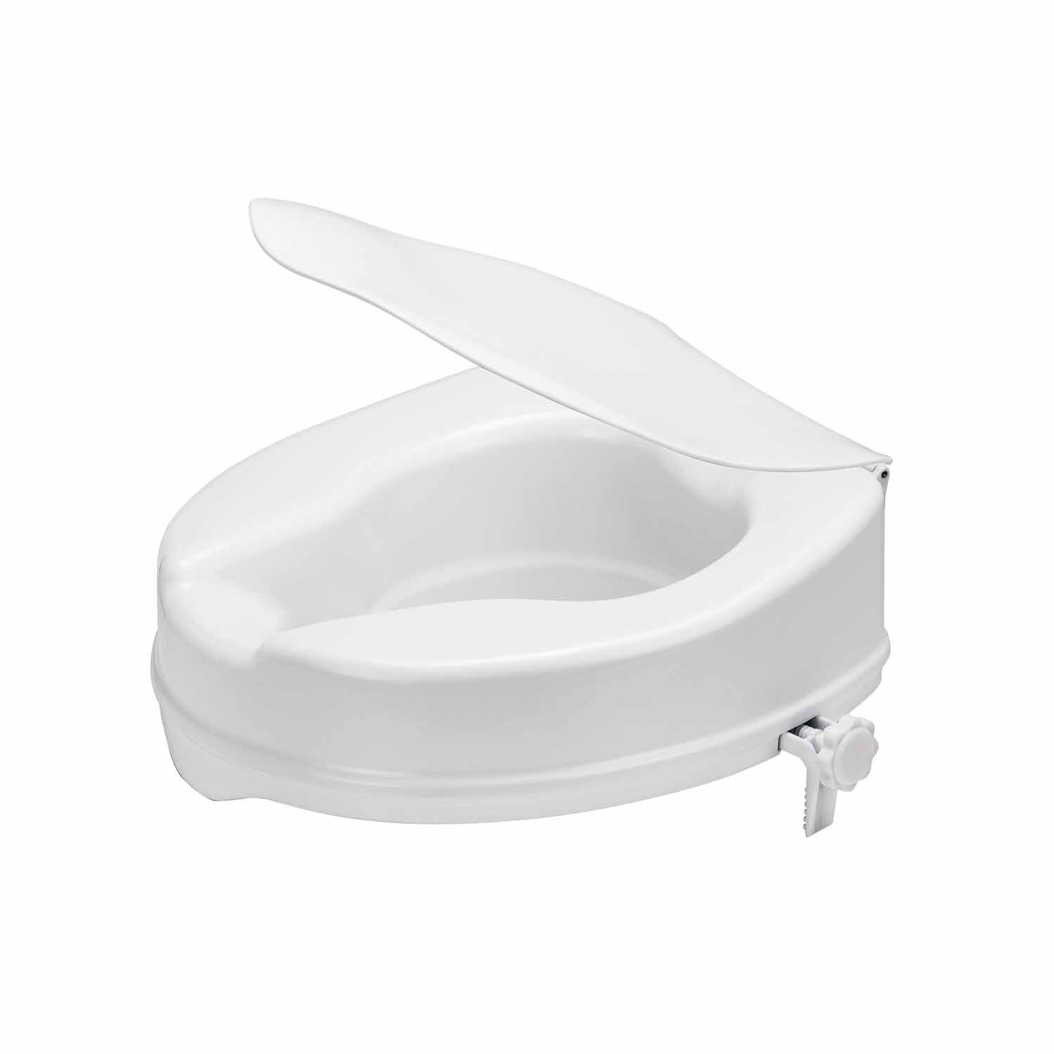 Raised Toilet Seat with Lid