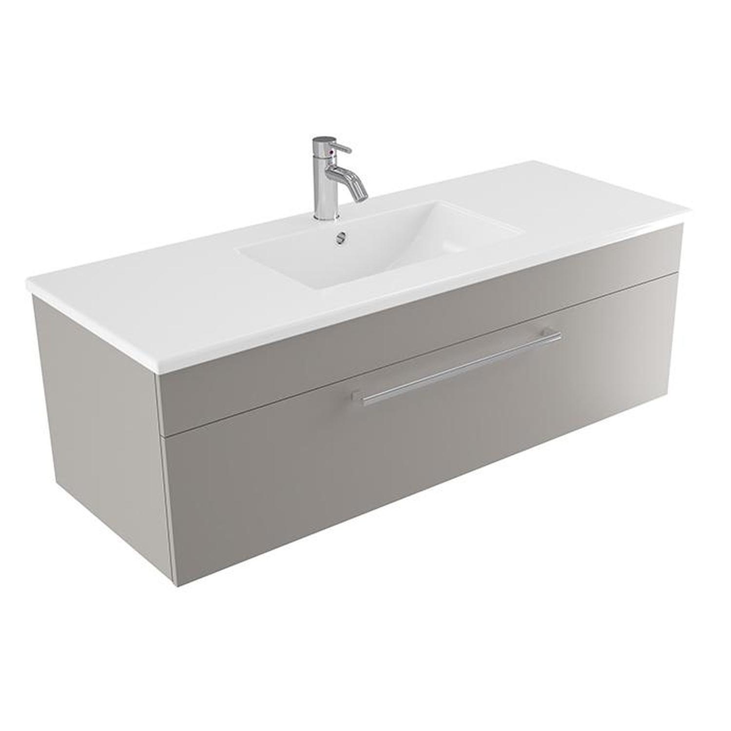 Calais Wall Vanity 1200mm Dawn Grey