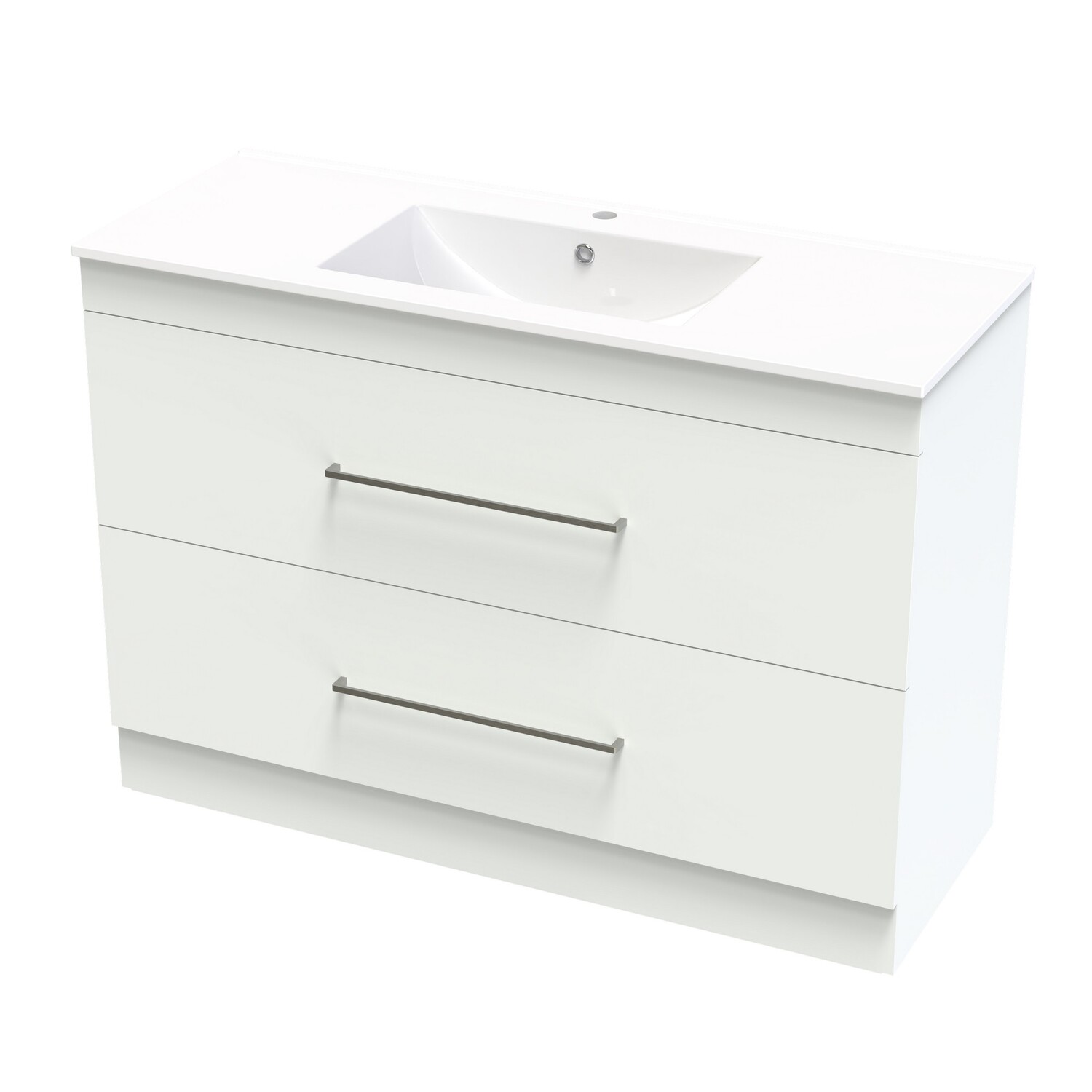 Cashmere Double Drawer Floor Standing Vanity