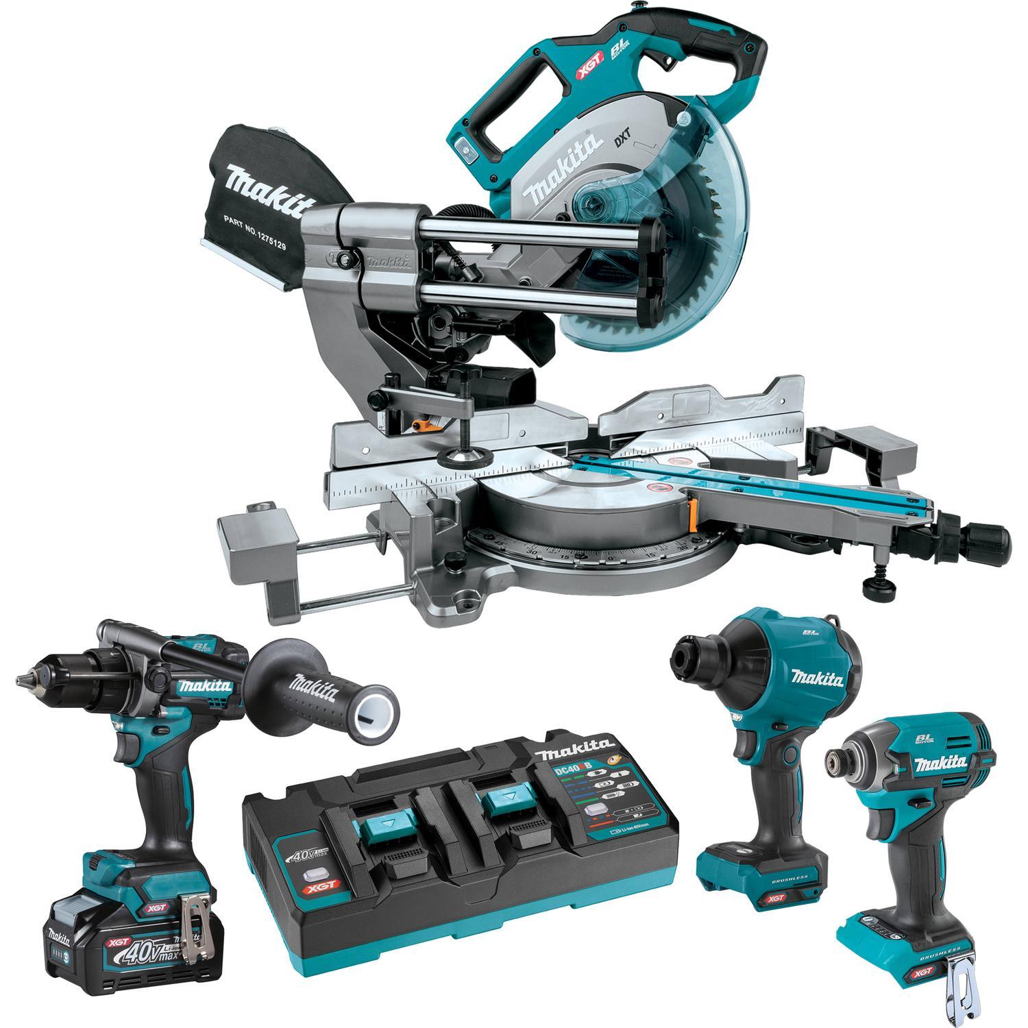 XGT 4pc Combo Kit 40 volt Teal