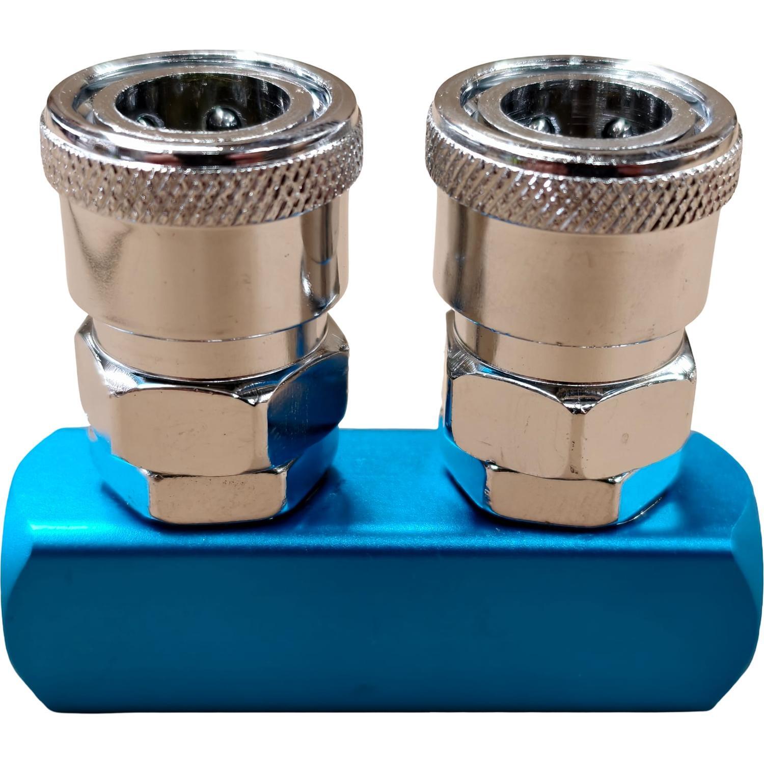 2 Way Quick Coupler Manifold