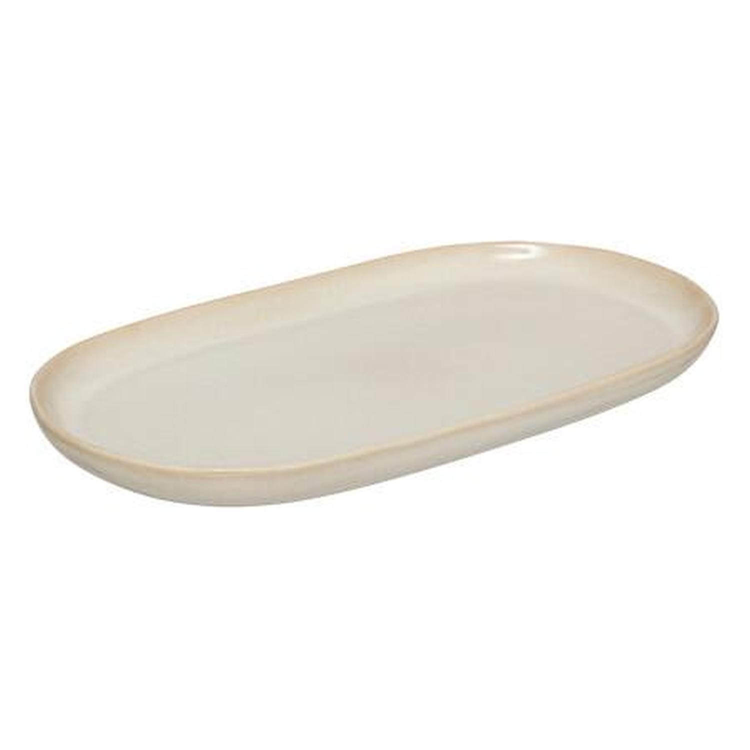 Plate Terre Inconnue 30 x 18cm Beige