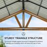 Gazebo Hard Top 4 x 3.3 m
