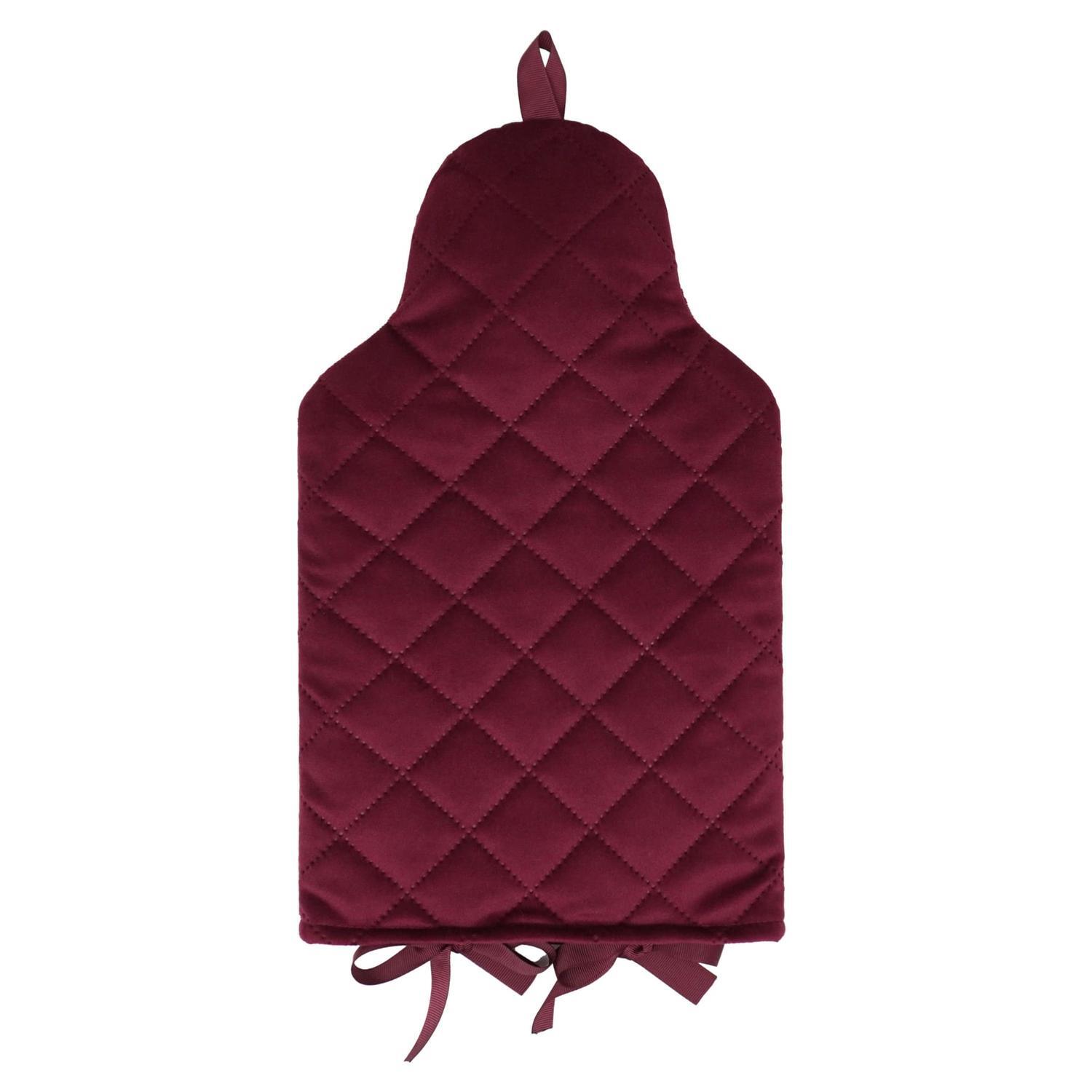 Hot Water Bottle Quilted Cover 1.9l Red Plum