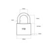 Padlock 4 pack