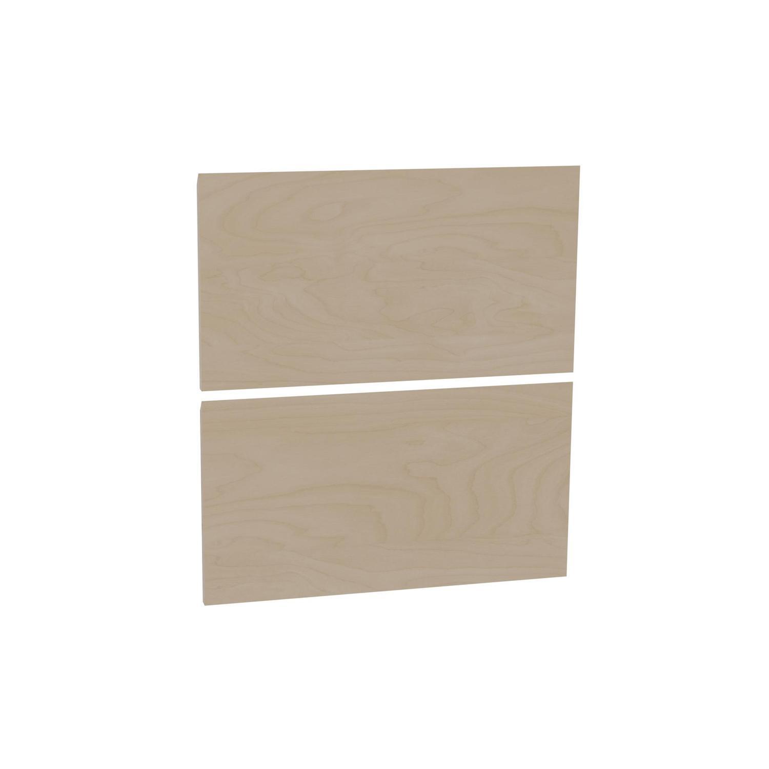 Floor 2 Drawer Handleless Drawer Front Set