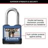 Weather Tough Excell Covered Laminated Steel Padlock With Boron Carbide Shackle