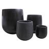 Tall Tulip Pot Large Black