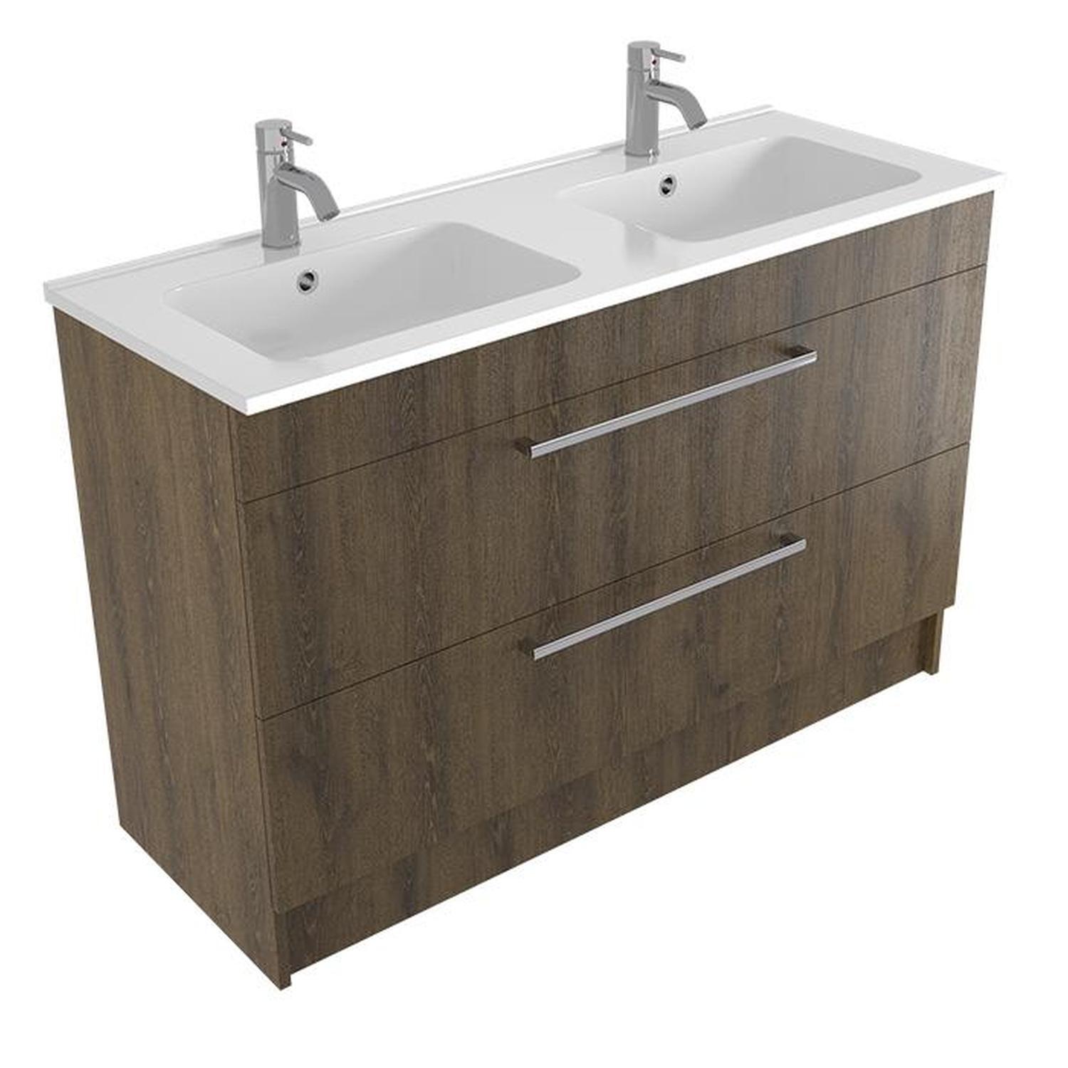 Floor Vanity 1200mm Smokey Oak