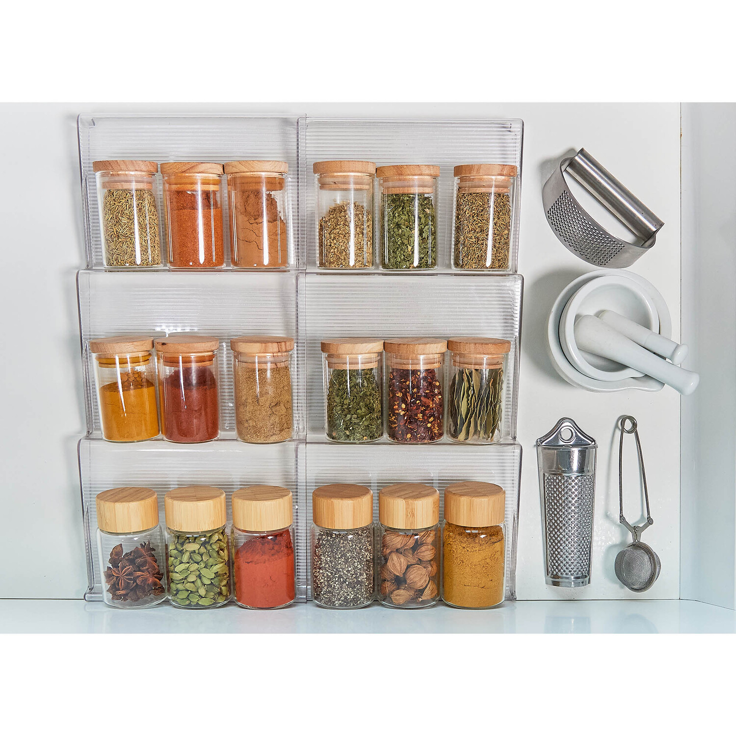 Spice Rack Drawer Liner 420 x 200 x 40mm Clear