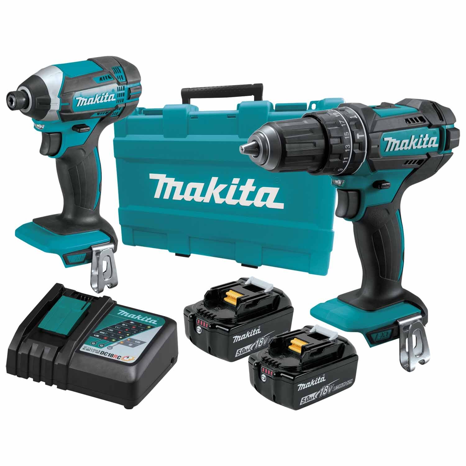 2-Pc. Hammer Drill Driver / Impact Driver Kit